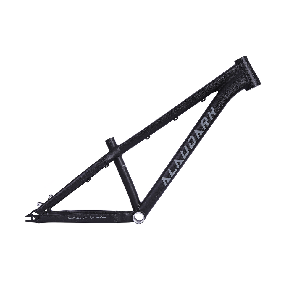 THE EXPLORER  - ALAUDARK LARK DJ2 Dirt Jump Bike Frame 26" - BLACK